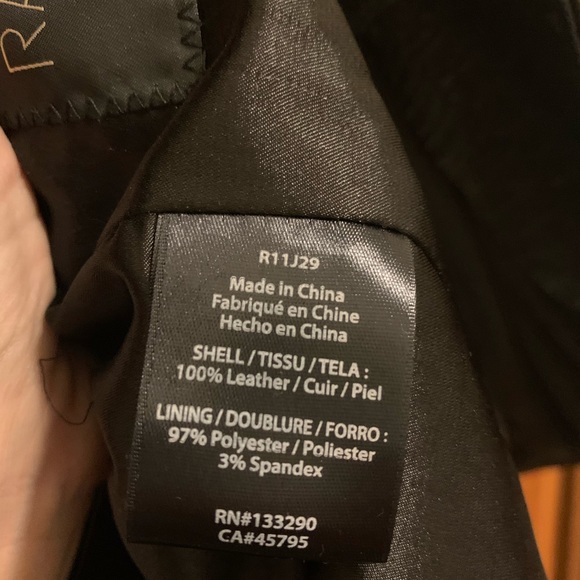 Rachel Zoe black 100% python-embossed leather slim blazer - Picture 6 of 16